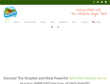 Tablet Screenshot of mucusfreelife.com